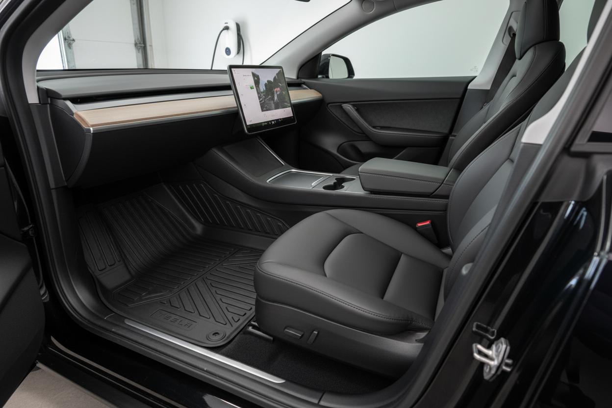 Find de perfekte måtter til din Tesla Model Y