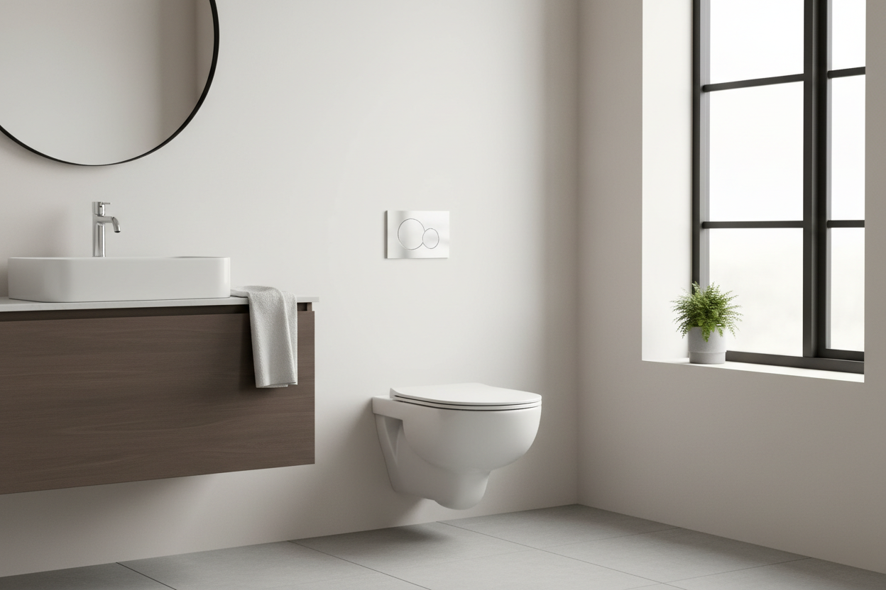 Ifö Væghængt Toilet: Skandinavisk Design og Optimal Hygiejne